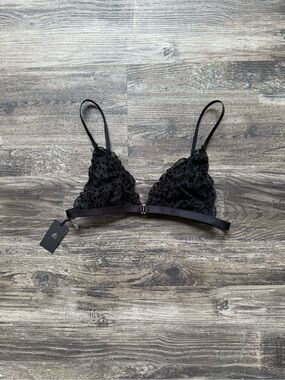 NWT - Le Petit Trou See Through Polka Dots Sheer Bra